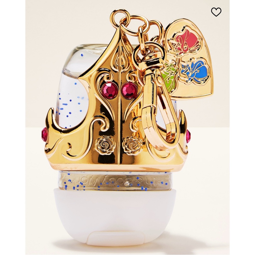 BBW Disney Princess Aurora Crown Hand Sanitizer Holder NWT